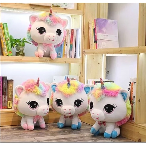 Pinksy Hooves Large Rainbow Unicorn New With Tags - Picture 7 of 8